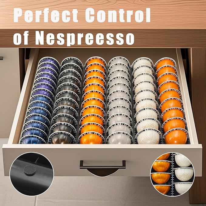 Coffee Pod Storage Holder Drawer Insert - Image 5