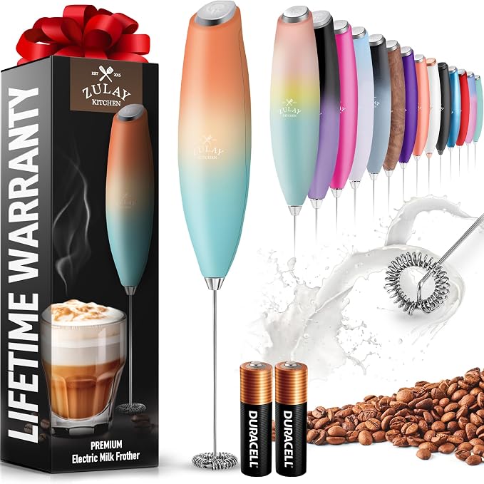 Zulay Powerful Milk Frother for Coffee by ZulayKitchen