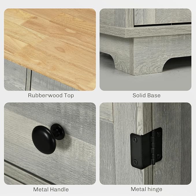 HOMCOM Sideboard Buffet Cabinet - Image 6