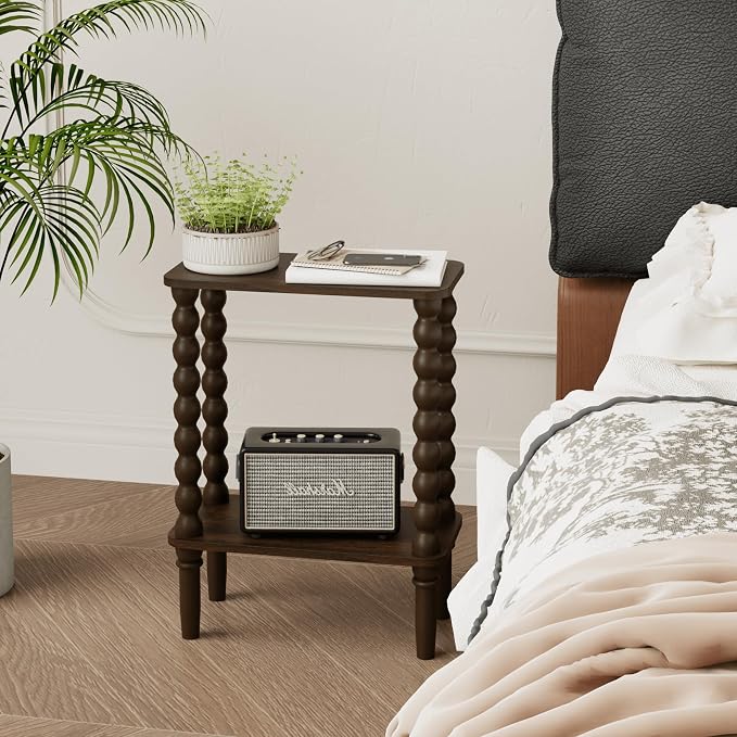 Veegle Narrow Side Table, Small End Table - Image 7
