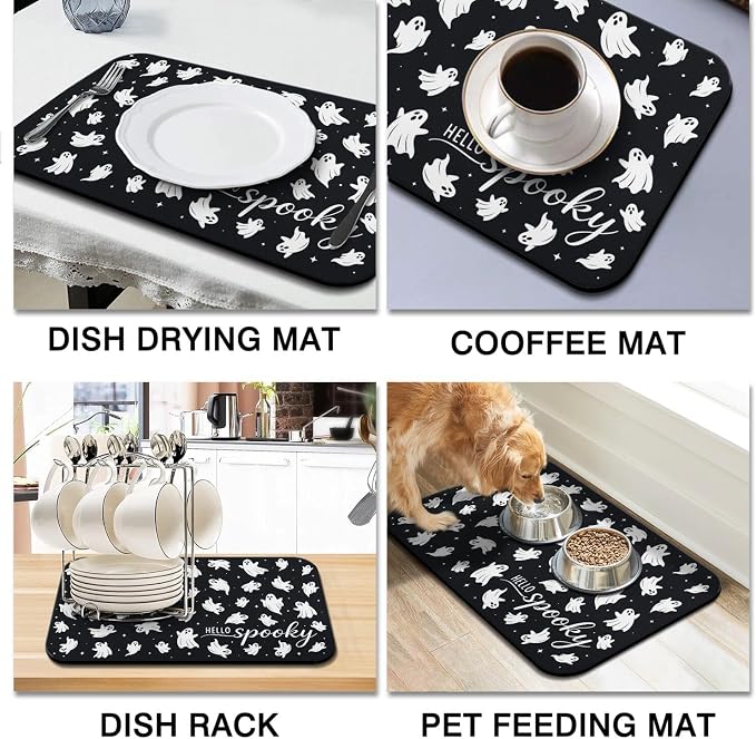 Fun Coffee Mat 19inx12in, Coffee Bar Mat - Image 4