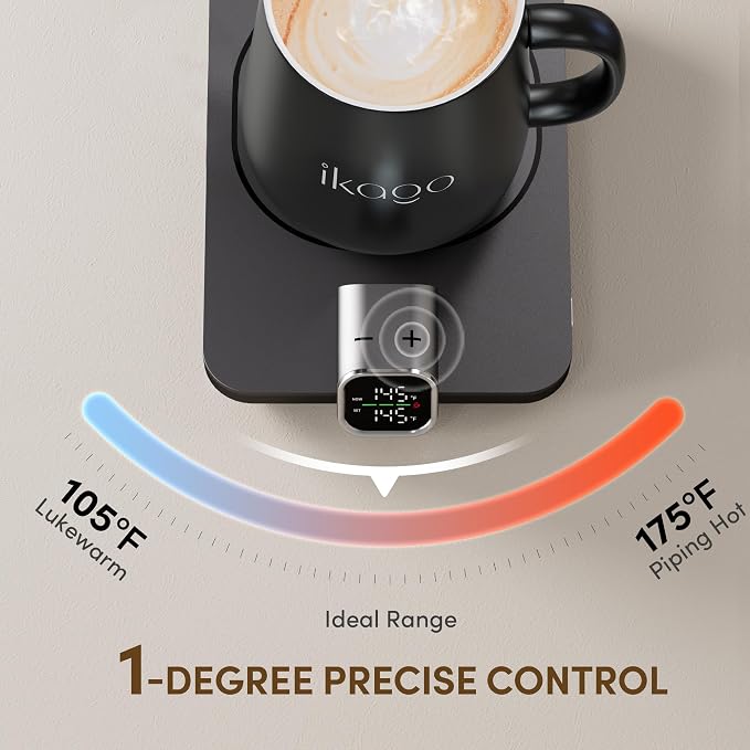 Coffee Mug Warmer & iKago Mug Set, Accurate Temperature Control Smart Heated Mug - Image 3