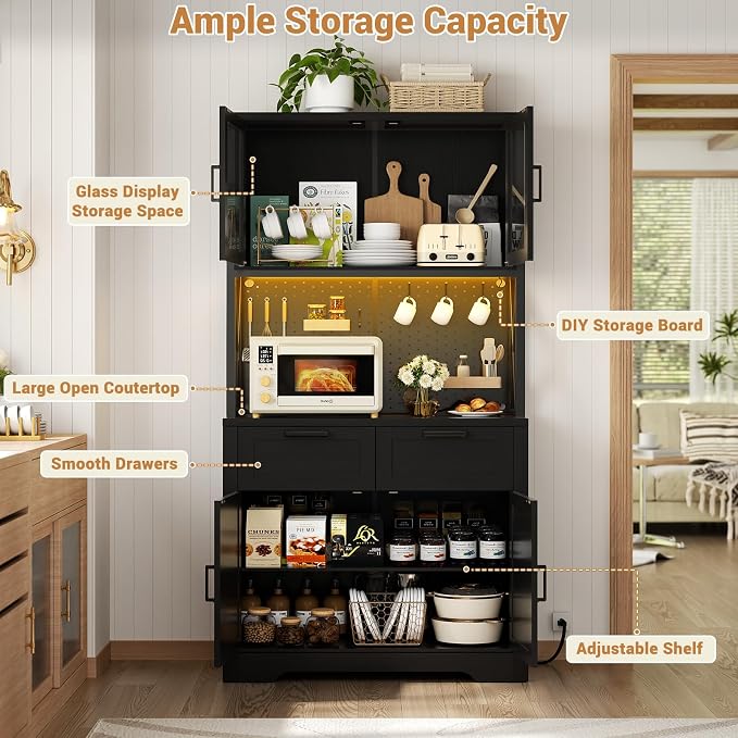 Unikito 71" Pantry Cabinet - Image 5