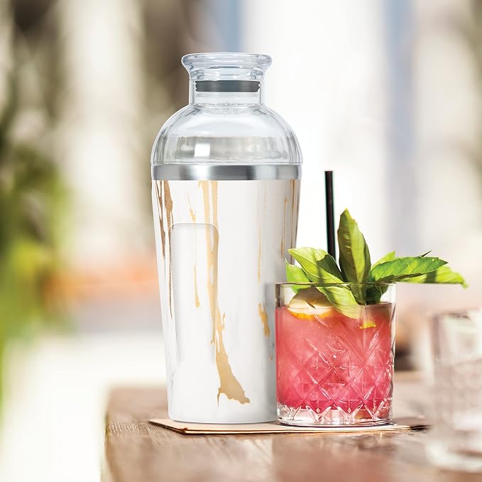 OGGI Groove Insulated Cocktail Shaker-17oz Double Wall Vacuum Insulated - Image 6
