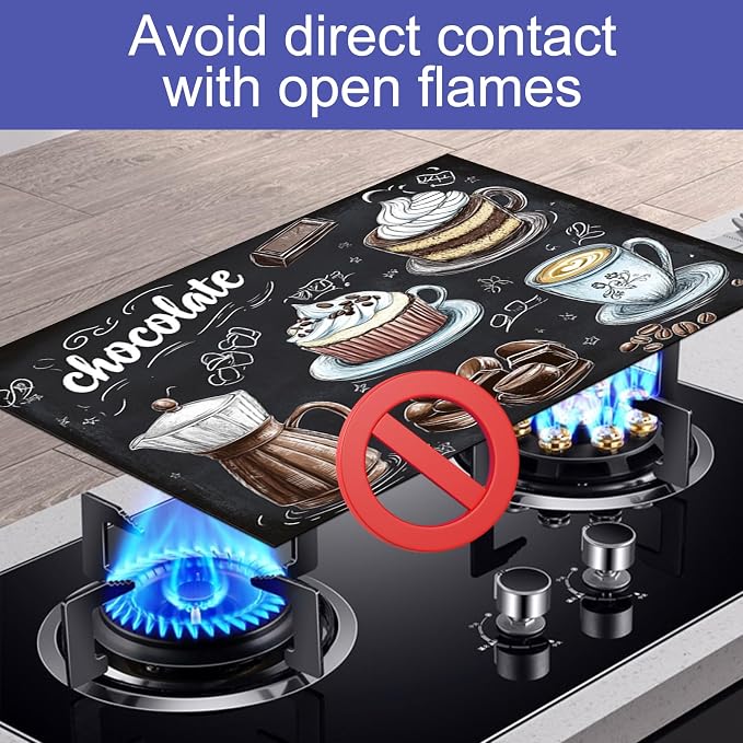 HOMETITUTE Stove Top Covers 28x20 Inches Heat Resistant Cooktop Protector - Image 6