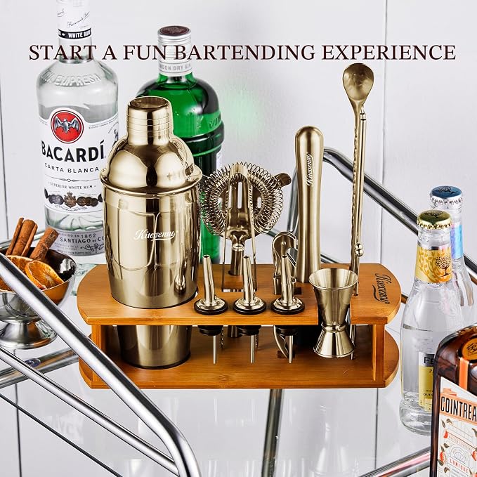 KITESSENSU Cocktail Shaker Set Bartender Kit - Image 4