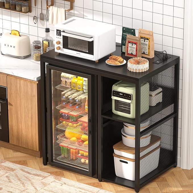 Homieasy Mini Fridge Cabinet - Image 8