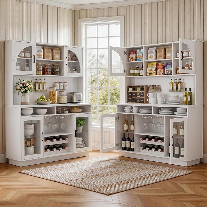 BINGTOO 71" Tall Kitchen Pantry Cabinet - Image 8