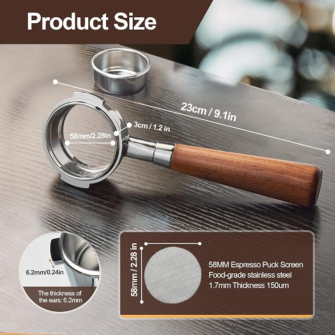 58 mm Bottomless Portafilter - Image 3