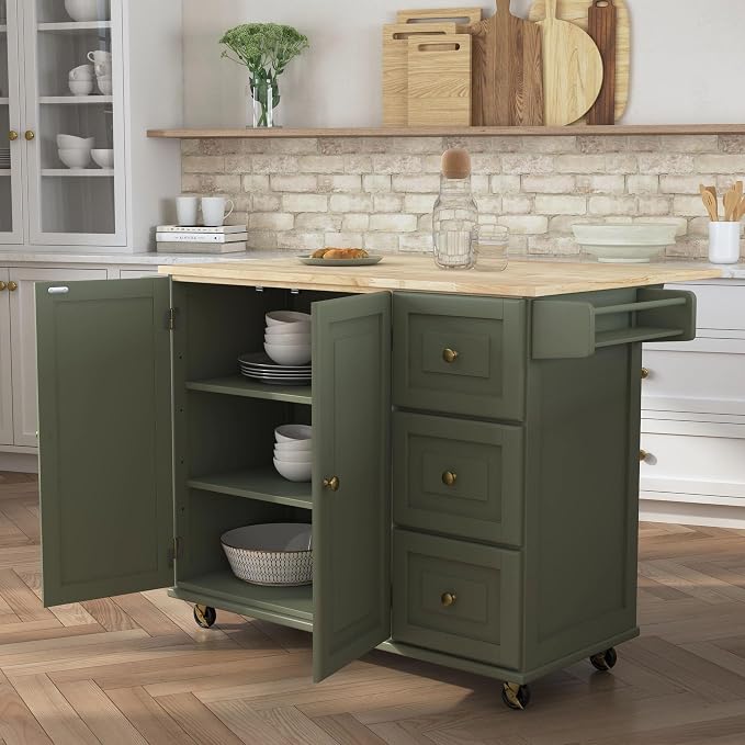 Homestyles Mobile Kitchen Island Cart - Image 4