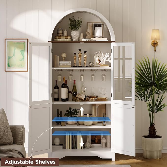 Maupvit Arched Wine Cabinet - Image 4