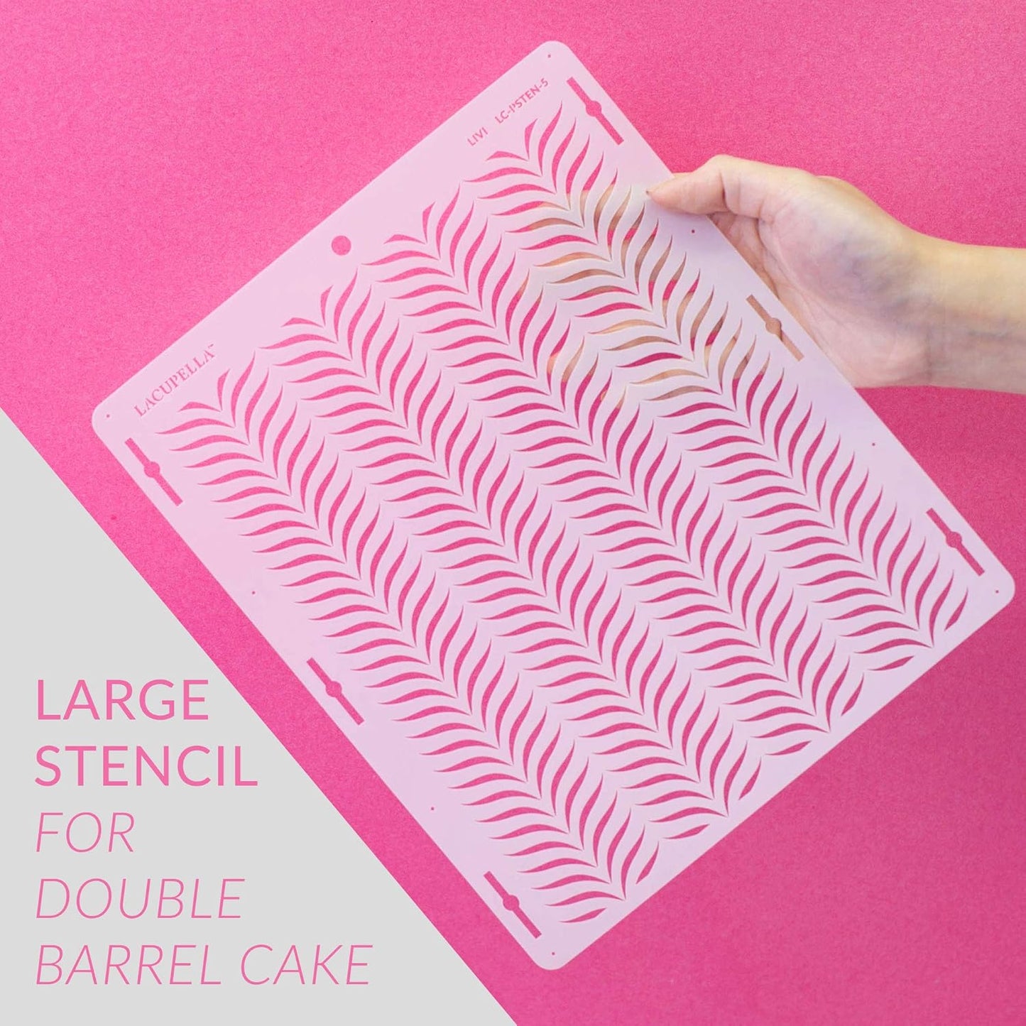 Large and Tall Cake Decorating Stencil (SANAA)