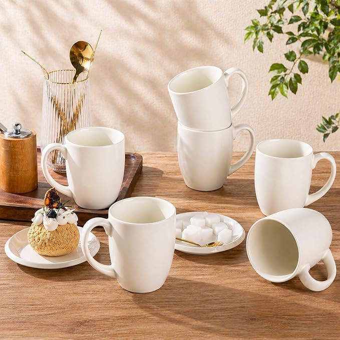AmorArc 16oz Coffee Mugs Set of 6, Large Ceramic Coffee Mugs - Image 7