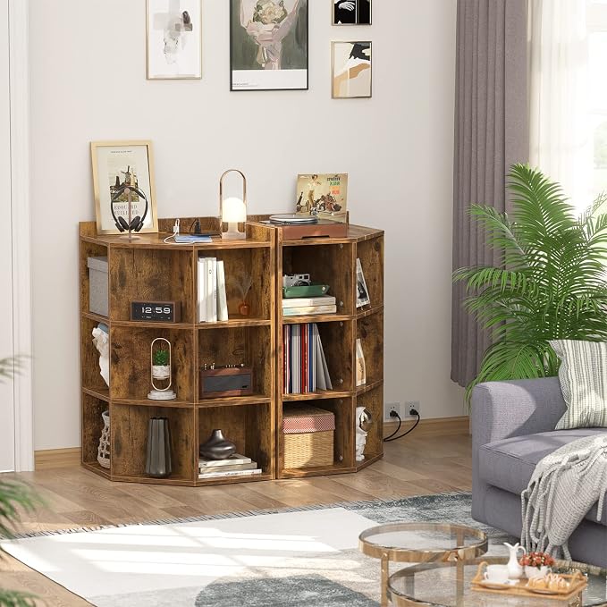 Aheaplus Corner Cabinet, Corner Storage - Image 2