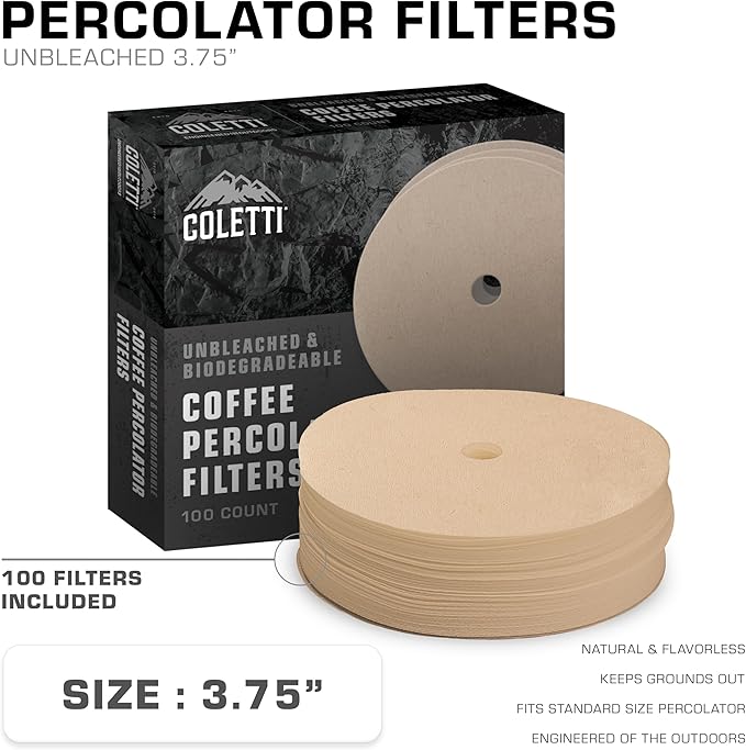 COLETTI Percolator Coffee Filters — Disc Coffee Filters - Image 2