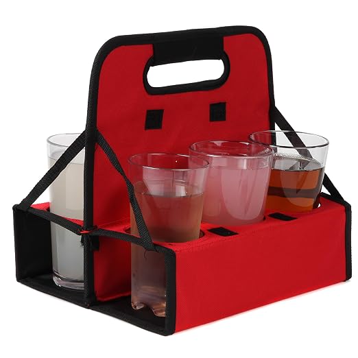 Outdoor Sport - MSR4518 Reusable Cup Carrier | Holds 6 Cups or Cans | Sturdy by Trenton+Gifts
