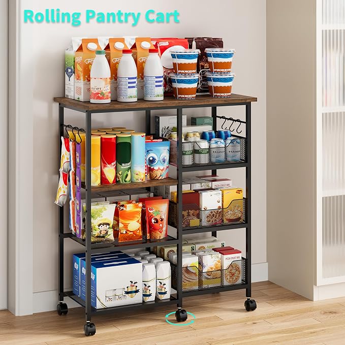 HapiRm Rolling Kitchen Carts - Image 5