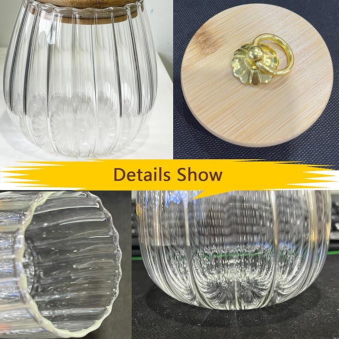 Viovian 34oz Decoration Glass Jars - Image 5