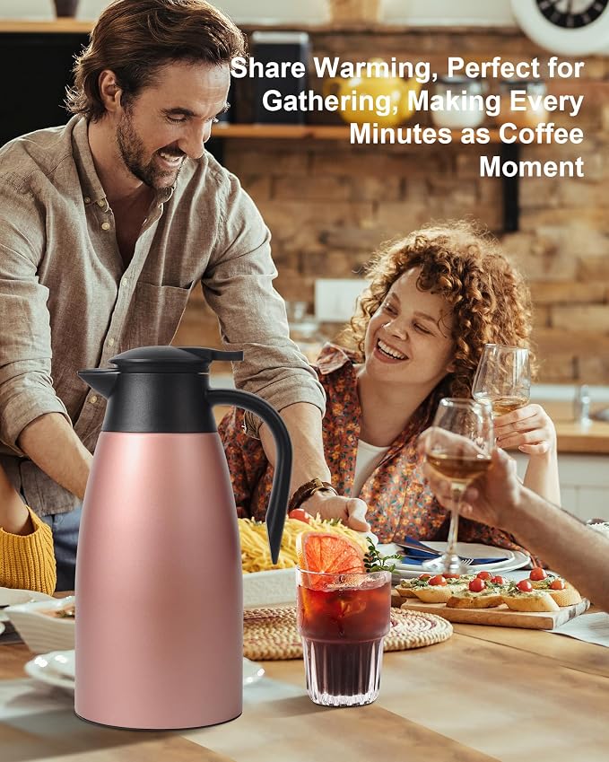 70 oz Thermal Coffee Carafe for keeping hot, Updated Carafe for hot liquid - Image 9