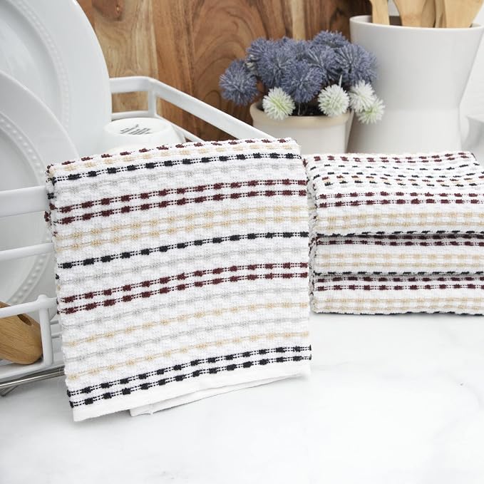 Ritz Pebble Bar Mop, Neutral Color, 4 Towel Set - Image 6