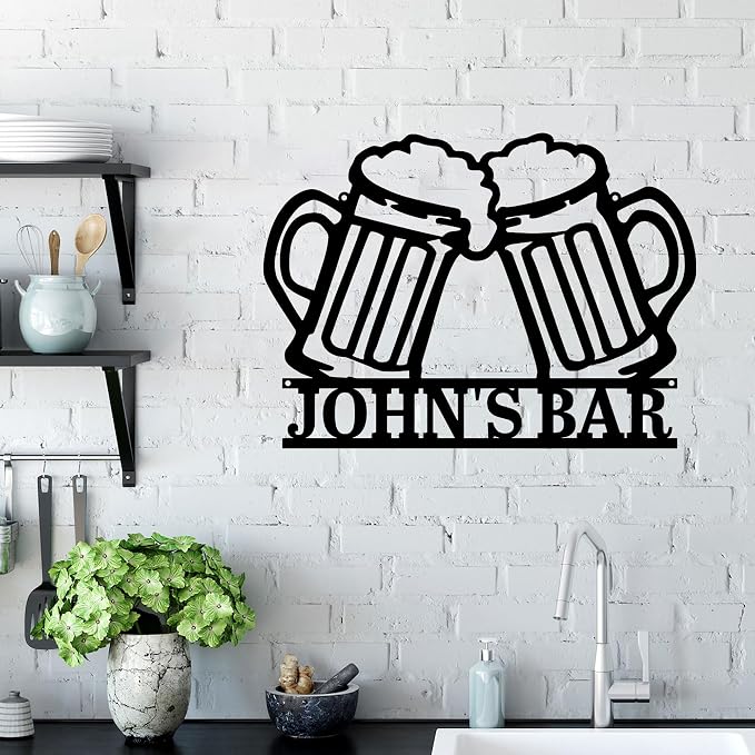 Personalized Beer Sign With Light Beer Zone Pub Club Decor Outdoor Wall Art Bar - Image 3