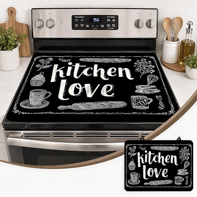 Multi-Design Stove Top Cover for Glass/Electric Stoves, 3-in-1 Counter by seewan