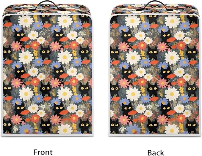 Cat Daisy Dust Cover for Coffee Maker Expresso Coffee Machine Washable Brewing - Image 2