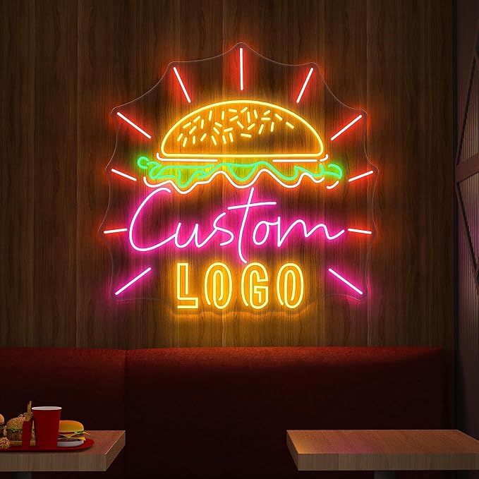 Wakklia Custom Logo Neon Sign, Custom LED Neon Sign Personalized by Wakklia