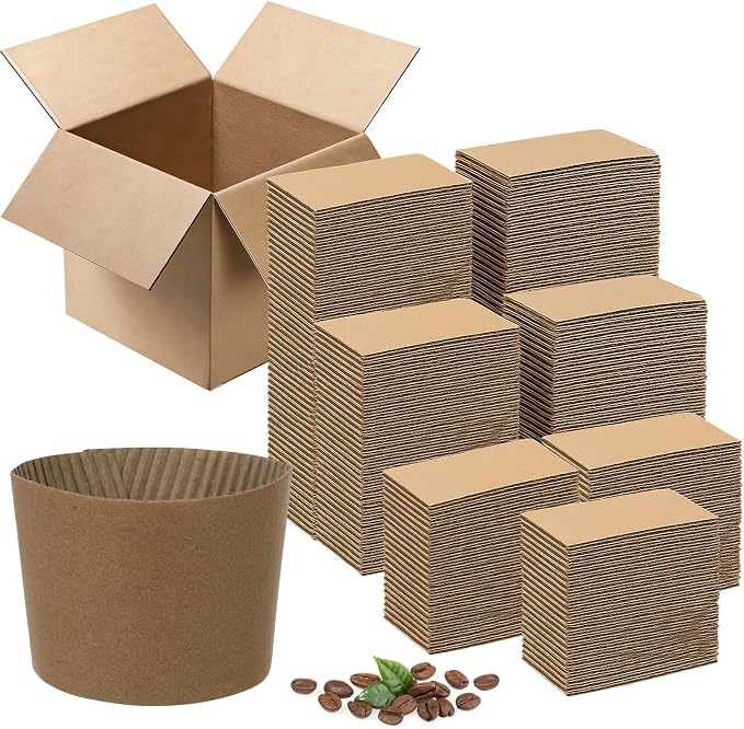 Coffee Sleeves Disposable 500 Pack Fit by Retainbre