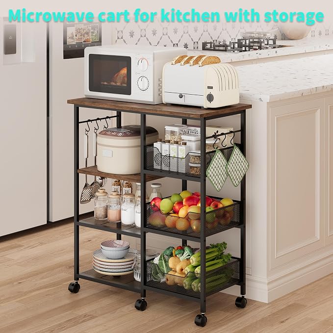HapiRm Rolling Kitchen Carts - Image 3