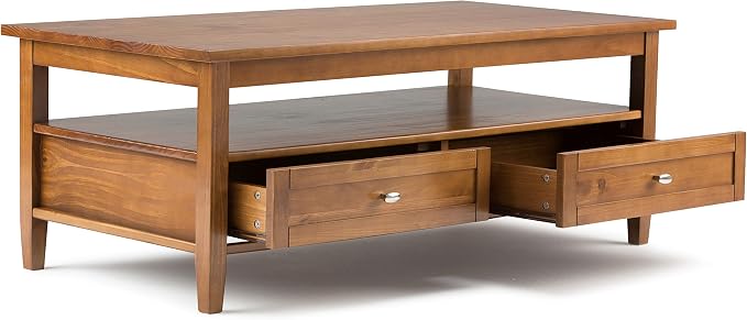 SIMPLIHOME Warm Shaker Coffee Table - Image 5