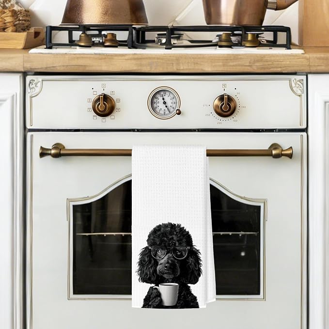 Funny Labradoodle Kitchen Towels, Dog Kitchen Accessories, Dog Chef Gifts - Image 2