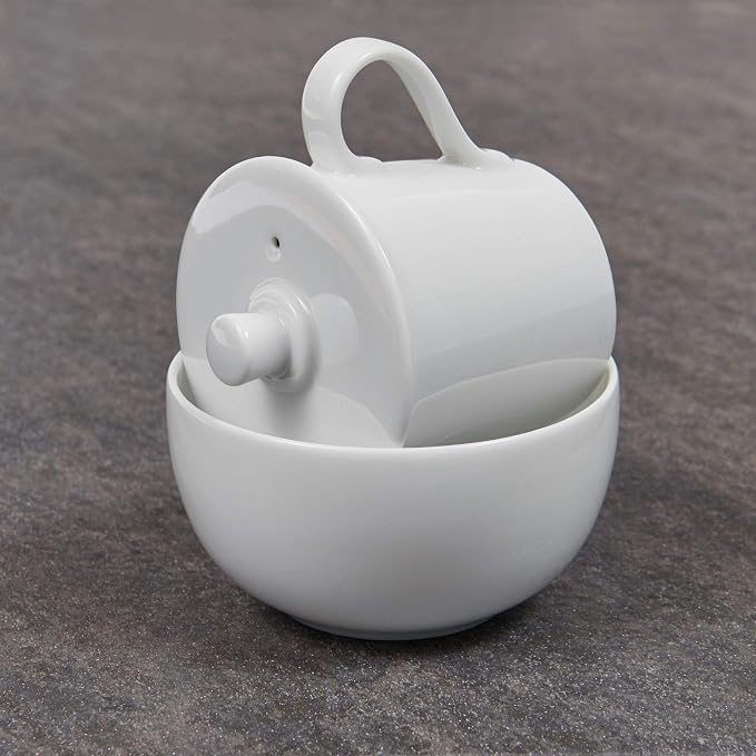 Two Leaves and a Bud Porcelain Tea Cupping Set - Image 4