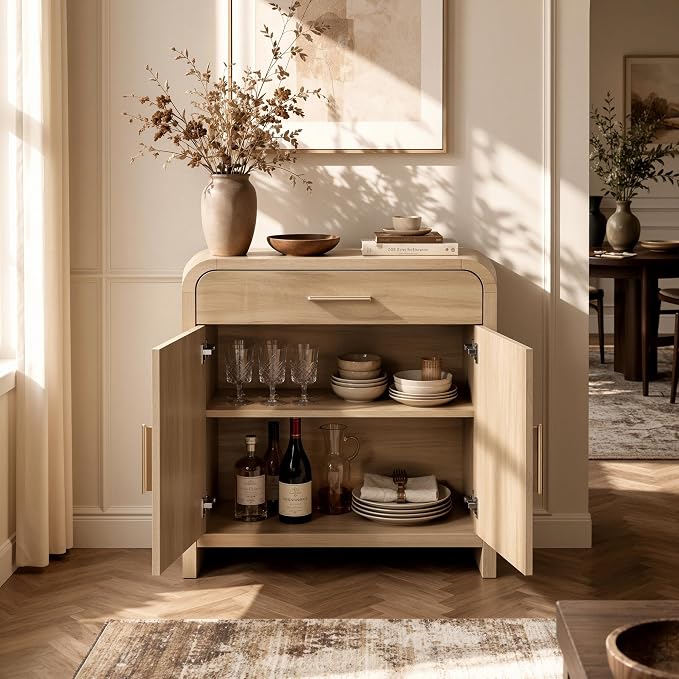 Curved Buffet Storage Cabinet - Image 4