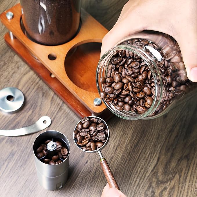 Glass Coffee Grounds Container - Image 4