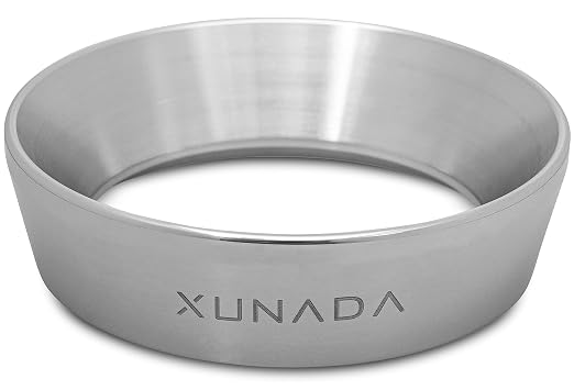 XUNADA 58mm Espresso Dosing Funnel, Precision Stainless Steel Coffee Dosing Ring by XUNADA