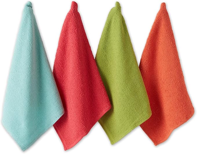 DII Basic Barmop Collection Multi-Purpose Cleaning, Dishtowel Set, 4 Piece by DII