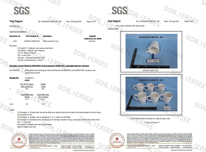 Schliersee 12 OZ White Ceramic Coffee Mugs Set of 6, Stylish Embossed Coffee - Image 3