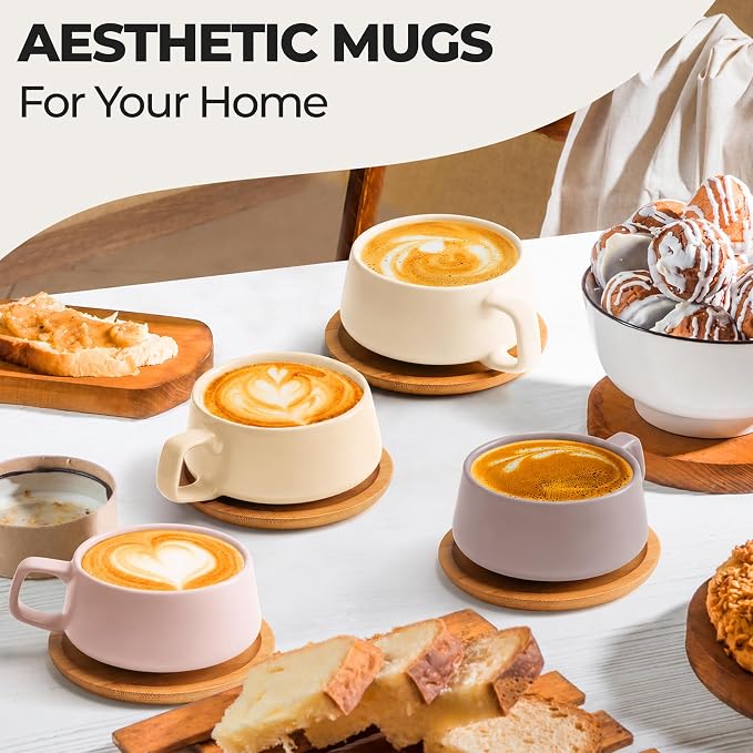MIAMIO – 11 Oz., Coffee Cups Ceramic Mug - Image 2