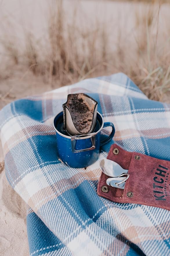 Lightweight Stainless Camping Backpacking and Hiking Pour over Coffee Dripper - Image 8
