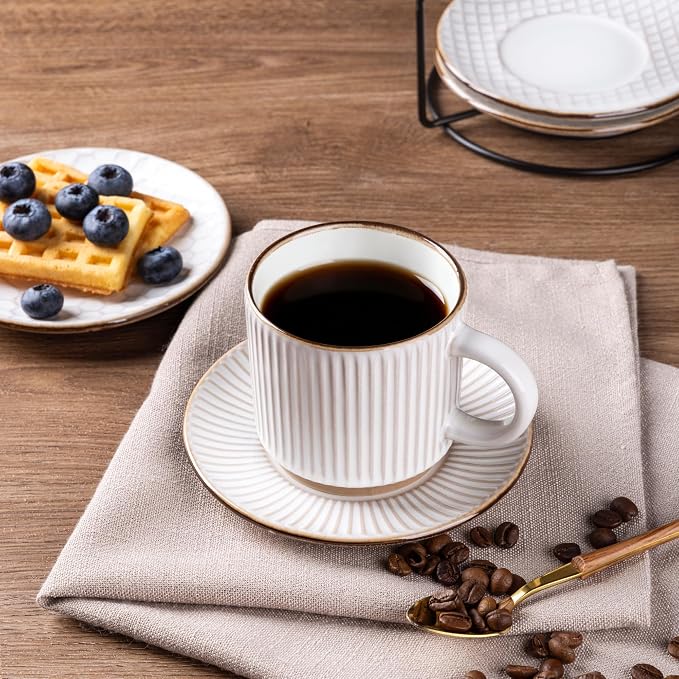 GBhome 6OZ Stackable Coffee Mugs - Image 5