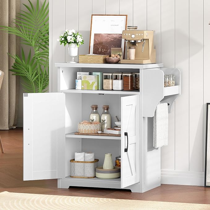 YATINEY Coffee Bar Cabinet, Kitchen Island - Image 7