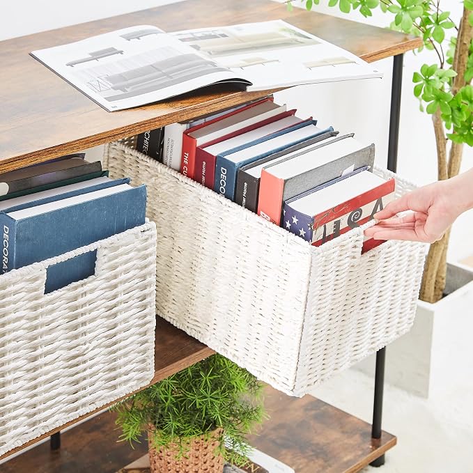Vagusicc Wicker Storage Basket, Small Storage Baskets - Image 4