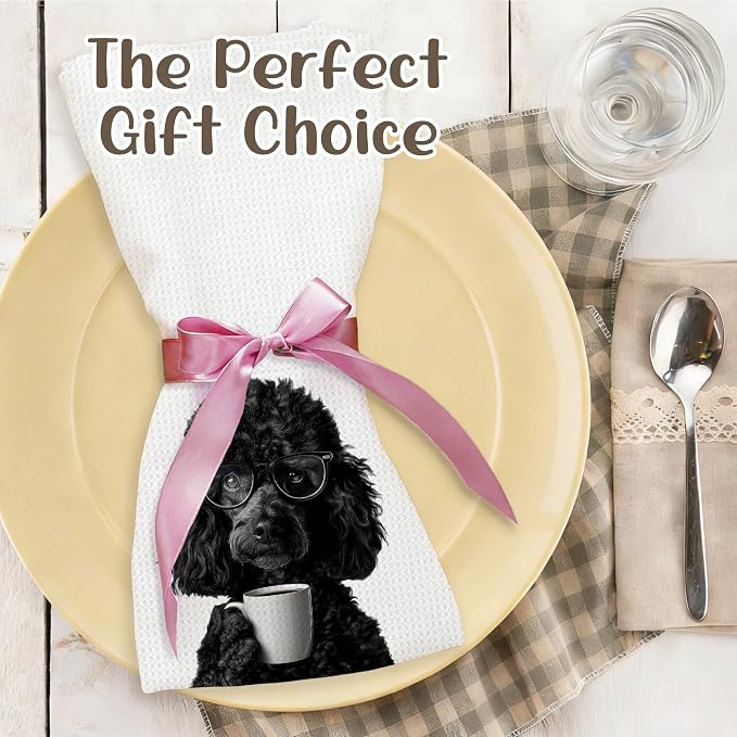 Funny Labradoodle Kitchen Towels, Dog Kitchen Accessories, Dog Chef Gifts - Image 5