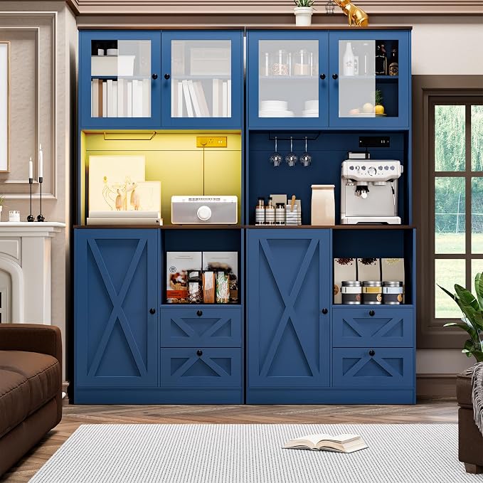 71‘’Kitchen Pantry Storage Cabinet - Image 3