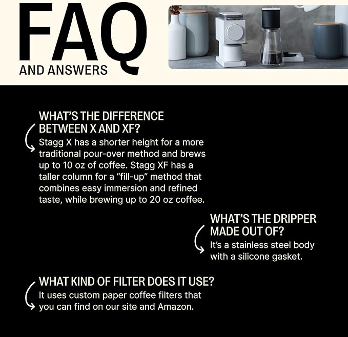 Fellow Stagg Pour-Over Coffee Dripper 20 oz, - Image 3
