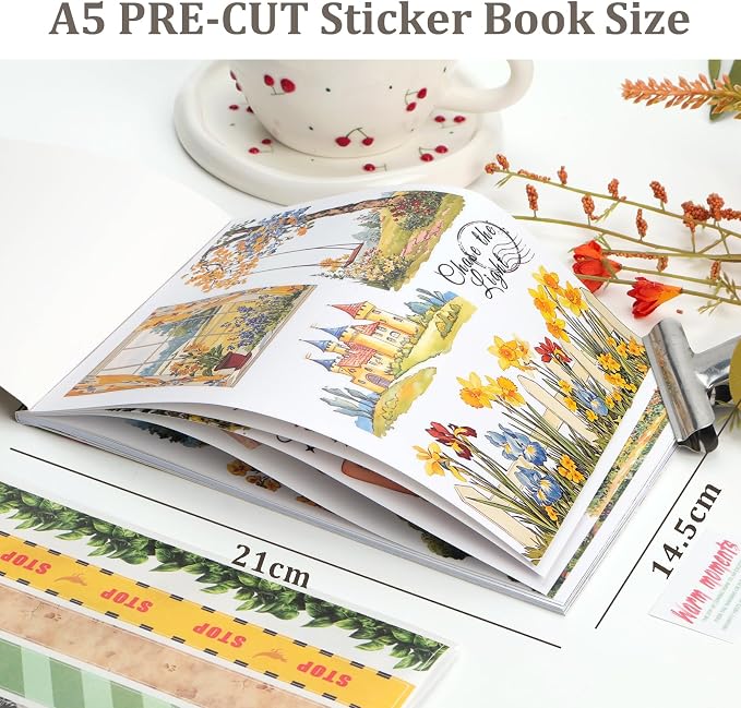 Snycler Golden Horizon Theme Sticker Scrapbooking Supplies - Image 3