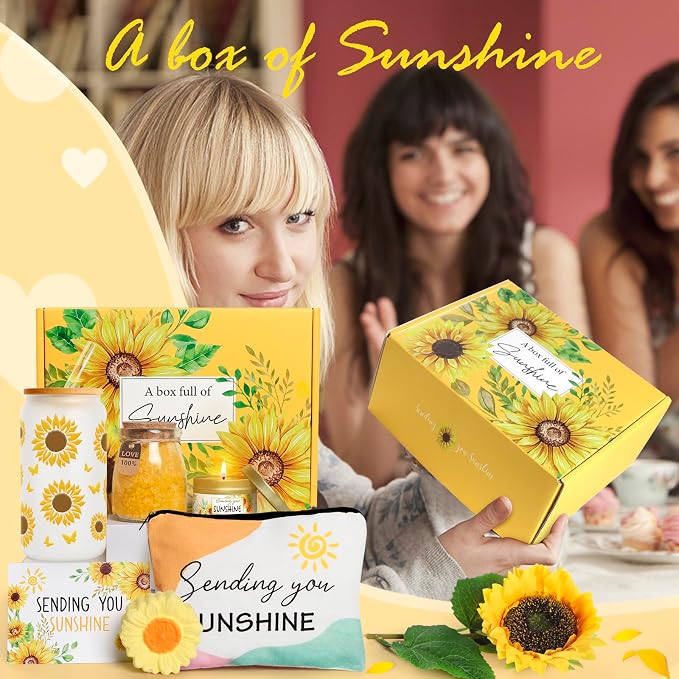 Birthday Gifts for Women Sunflower Gifts Get Well Soon, Sending Sunshine Gift - Image 8