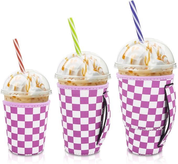 Iced Coffee Sleeve Insulator Sleeves by AJLTPA