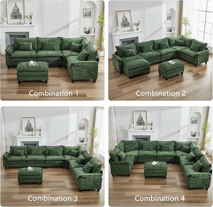 Corner Seat for Sectional Sofa, Modular Cloud Couch - Image 4